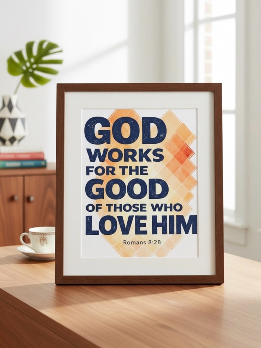 DDS Art Print, 8x10, Bible Verse, Paper Print, Unframed, Bold Series